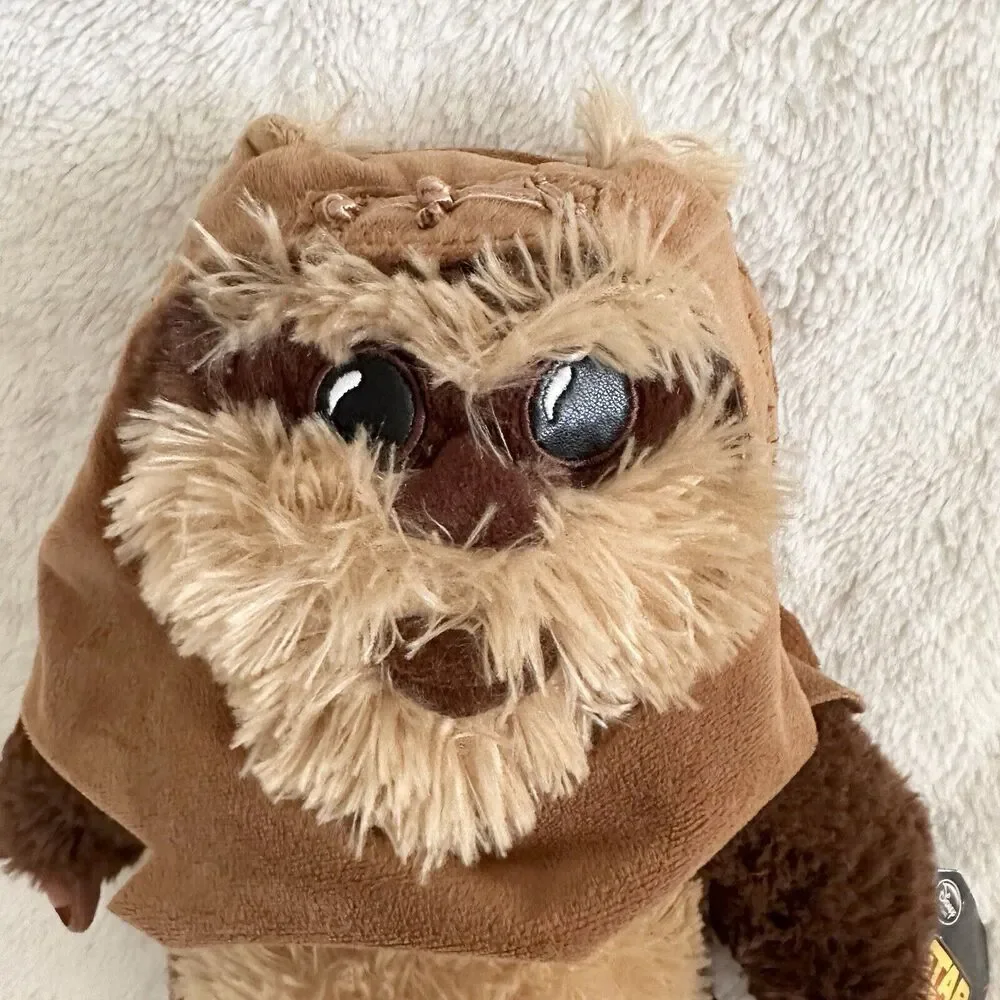 Disney Store Star Wars Wicket Ewok Plush 13” Stamped Stuffed Bear Toy Tags